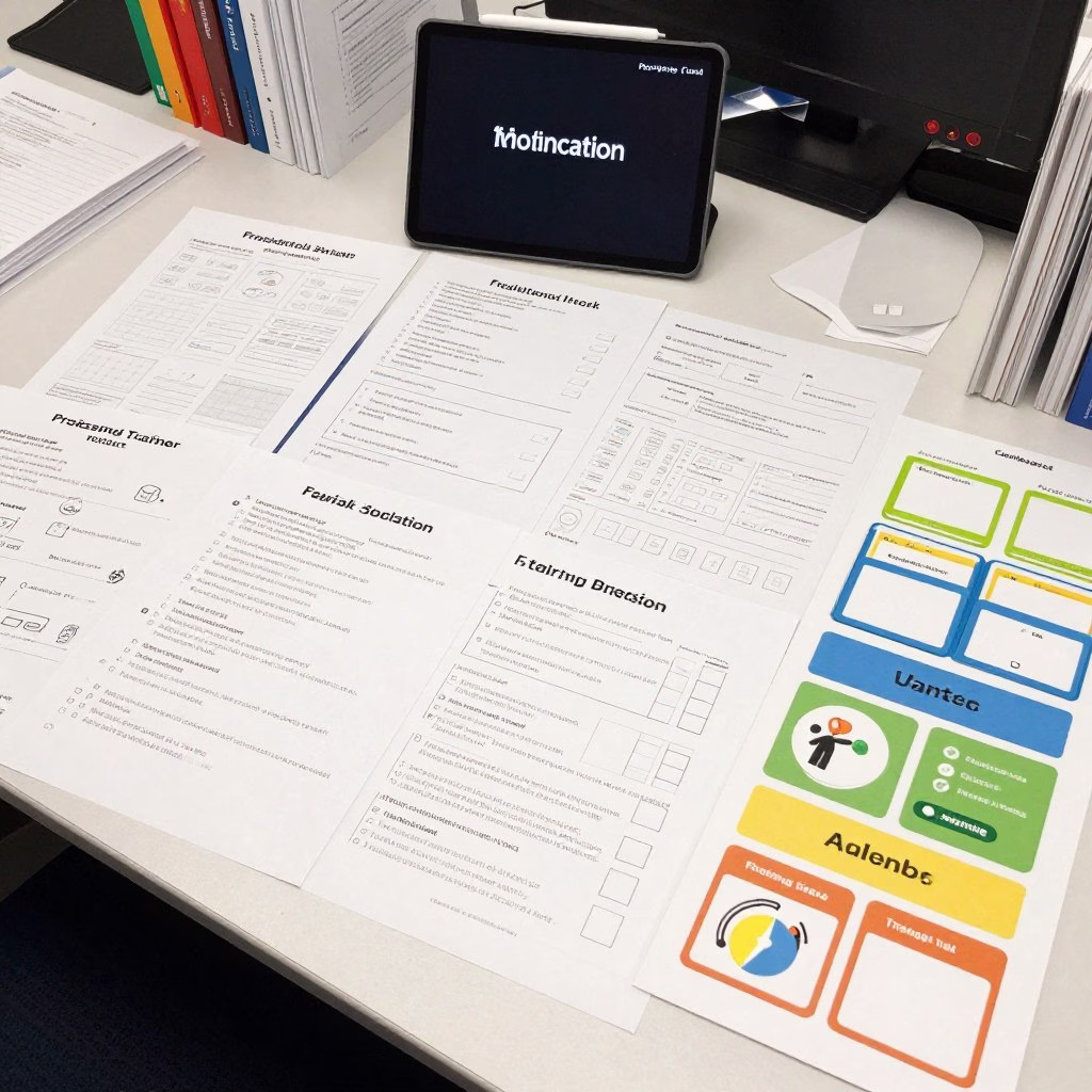 Trainer toolkit with exercises and facilitation guides